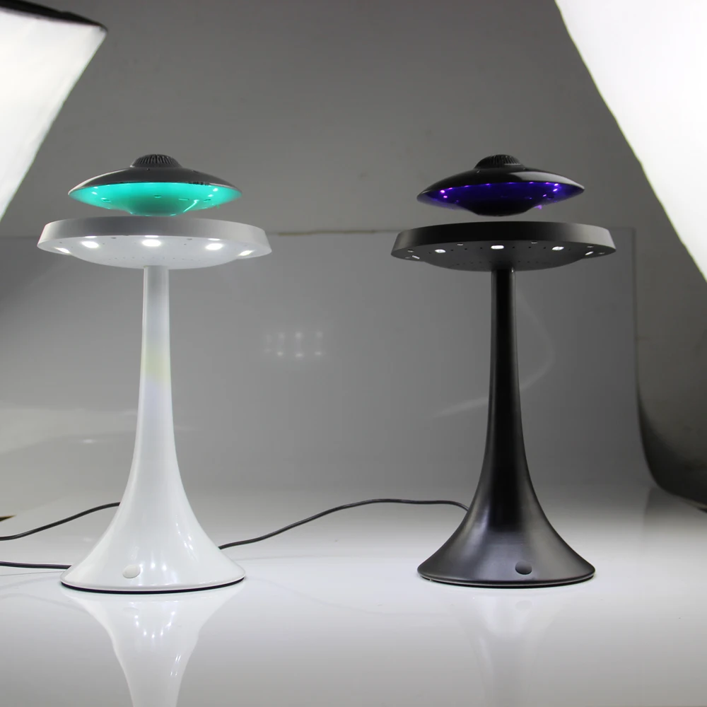 Levitation LED Table Lamp with UFO Speaker Original Design by HCNT