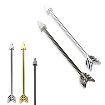 Fashion Surgical Stainless Steel Arrow Industrial Barbell