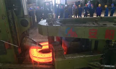 Ring Rolling Machine for Making 5 m Rings and Bearing