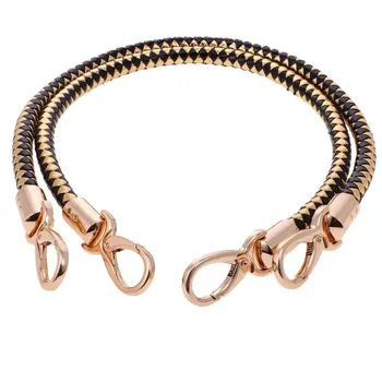 Set 4 Cinturini Intrecciati Per Borse - Manici In Pelle PU Con Ganci A Fibbia - Foto 9