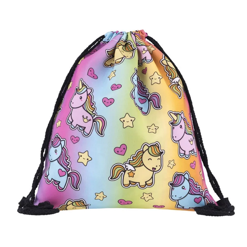 unicorn string bag