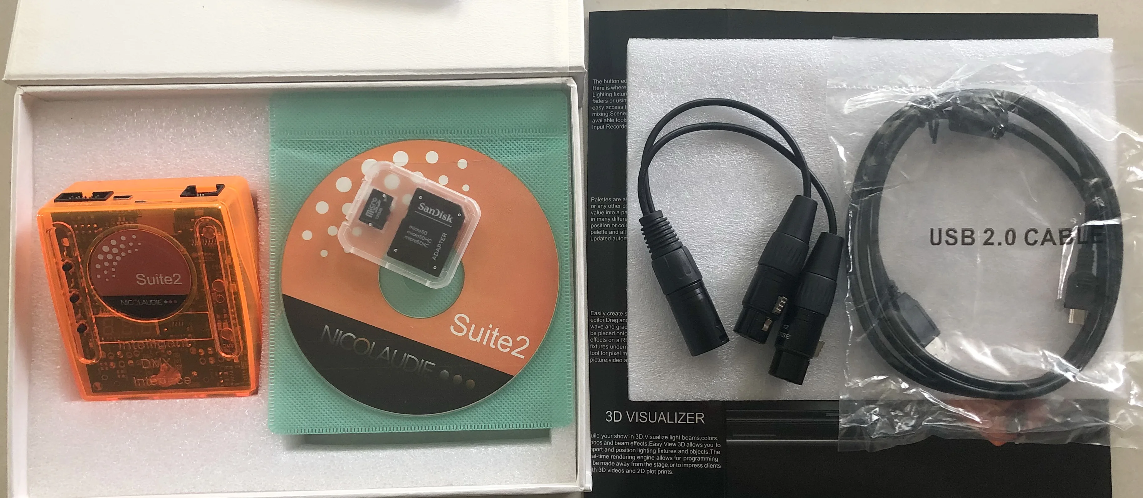 Interfaz Dmx Sunlite Suite 2 Controlador De Iluminación Dj