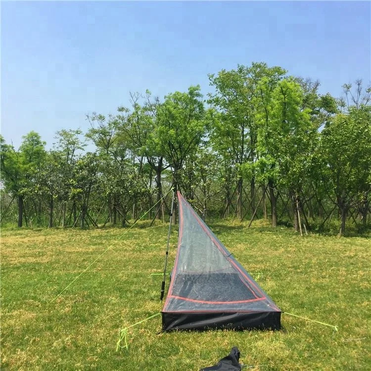 CZX-271 Single Camping Bed Mosquito Net Canopy Hot Selling Lightweight Pyramid Tent with Tent Pegs for Summer Seasons