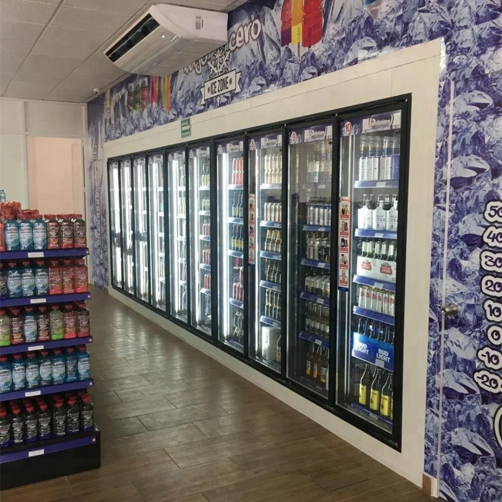 Walk in Coolers and Freezers Used Upright Glass Door for Sale