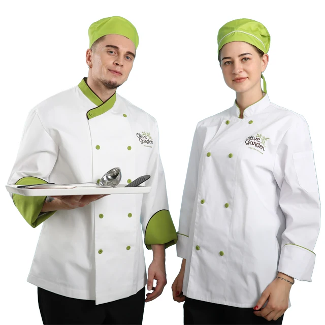 Women Chef Uniform Uniform Promotion Cotton Men Accessories Broadcloth New  Long Sleeved Autumn And Winter Kitchen…