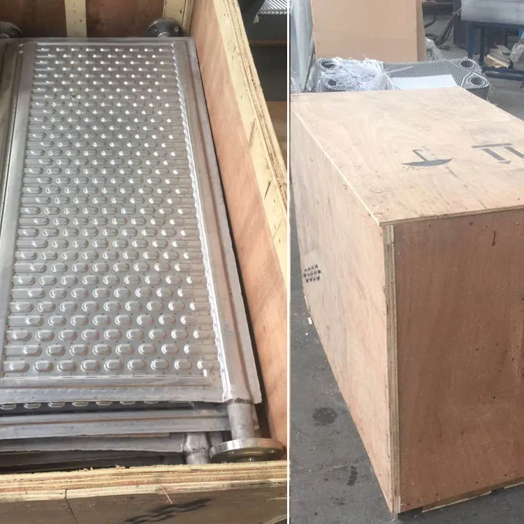 Professional SUS304 Immersion Cooling Tank Plate Pillow Heat Exchanger