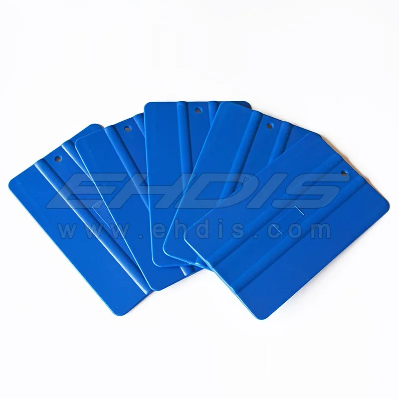 uxcell 2pcs Plastic Triangle Tip Car Scraper Window Film Squeegee Vinyl Sticker Wrapping Tool 