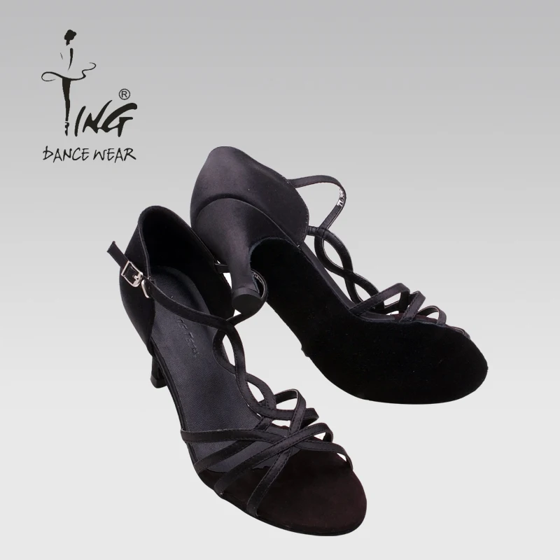 ladies high heel latin salsa dance shoes