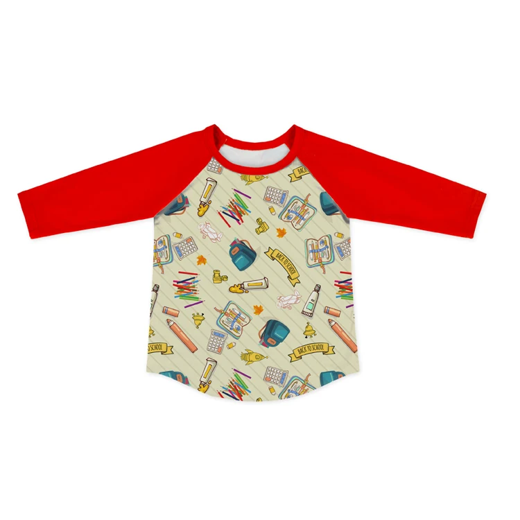 
 Новый дизайн; сезон осень; топы; футболки для девочек с рукавами реглан  