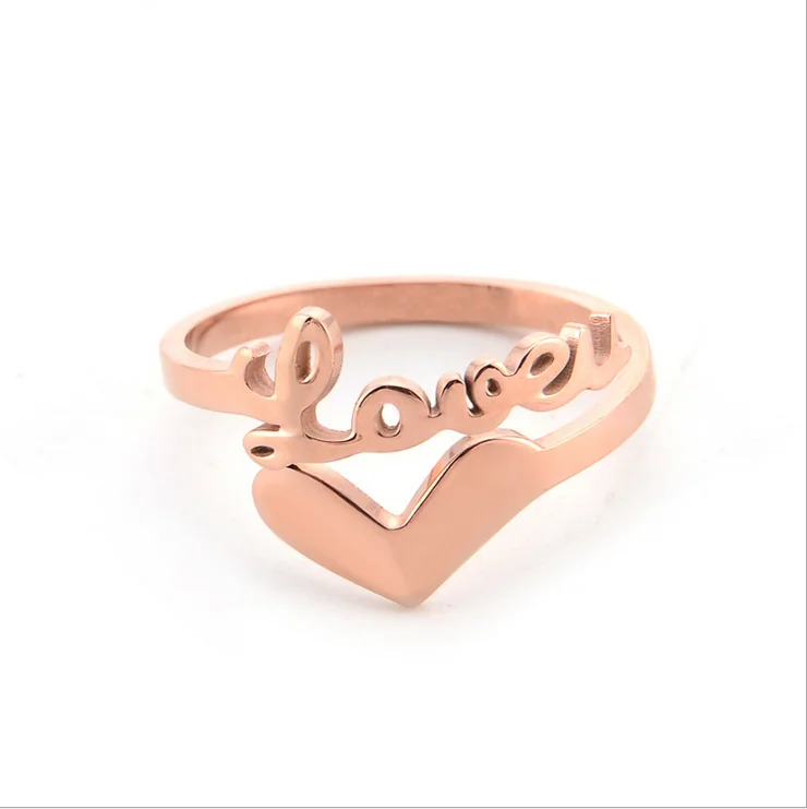 rose gold costume jewellery rings