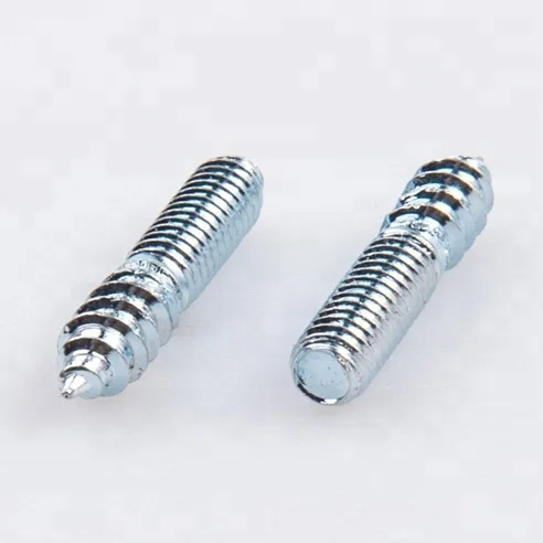 Double Sided Machine Self Tapping Ended Threaded Wood Dowel Screws ...