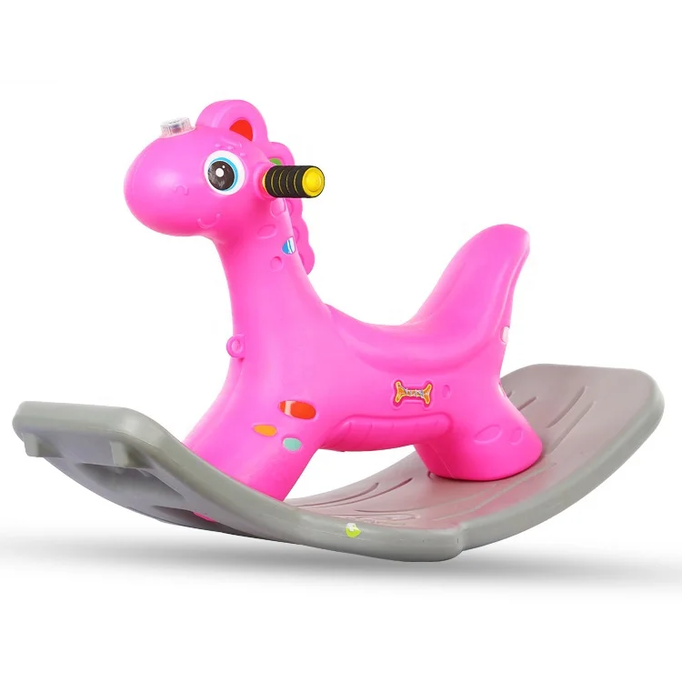 Colorful Animals Gygy Rocking Horse Toy to Ride with Wheels