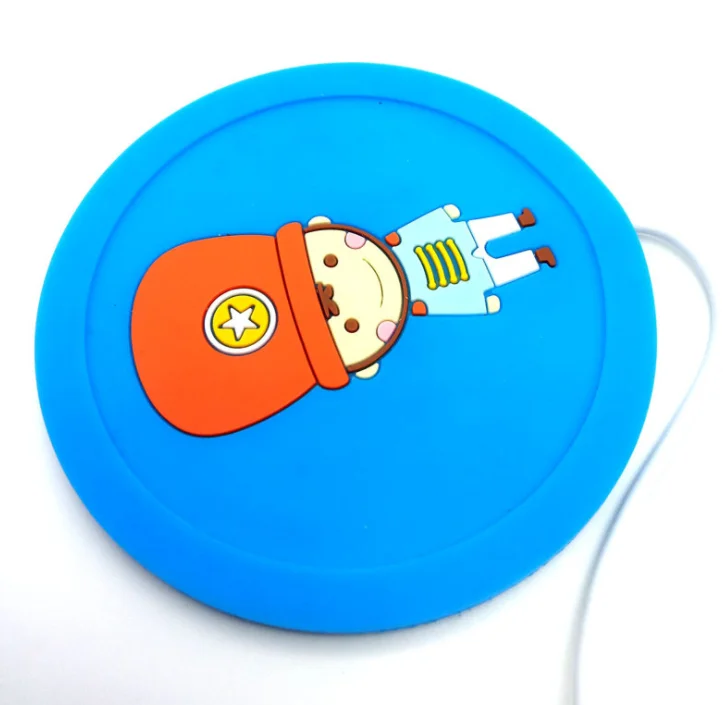 Оптовая продажа мягкий силиконовый ПВХ материал USB-грелка для кофейной чашки подставка и грелка кружки коврик дома