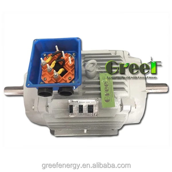 Mini Hydro Electric Permanent Magnet Generator 12kw 300rpm with Low Rpm and 3 Phase Ac Generator