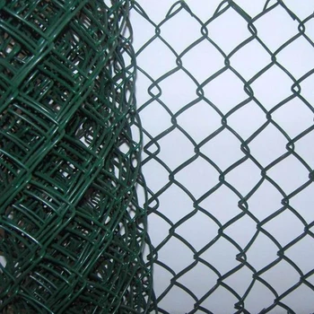 China supplier 3.0mm-4.0mm PVC coated galvanized chain link fence cheap price