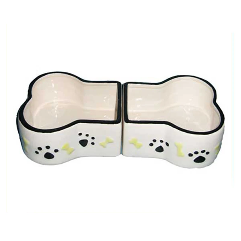 Personalized Ceramic Bone Shape Dog Bowl - Buy Dog Bowl,Personalized ...