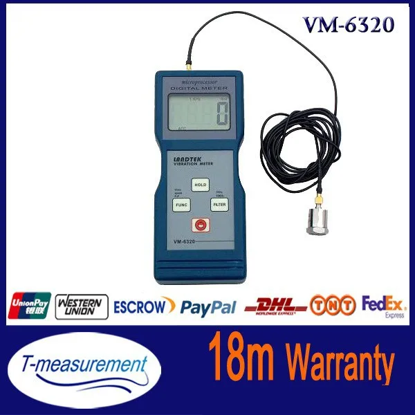 Taijia VM6320 Digital Vibration Meter, Vibration Sensor Machine, Vibration Analyzer Hour Meter Vibration Meter Price Portable