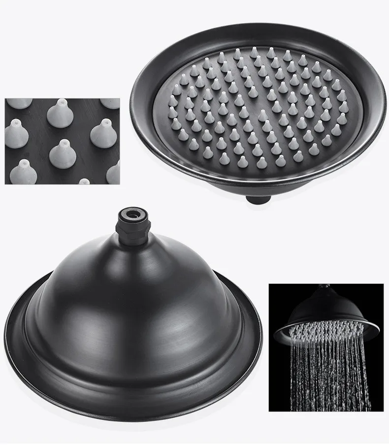 CAZARU Retro-Duschset Aus Vollkupfer – Mit Regendusche & Handbrause, Wandmontage, Antikes Design