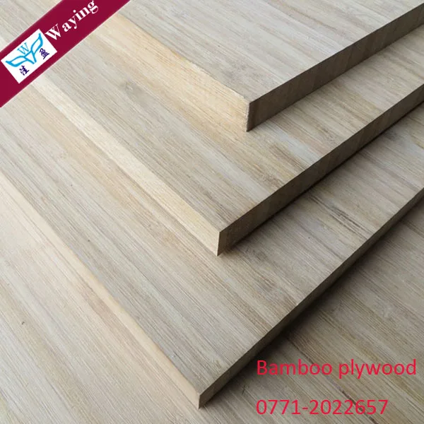 Vertical Grain Natural Bamboo Plywood 4' X 8', 3-Ply - Tilelelo