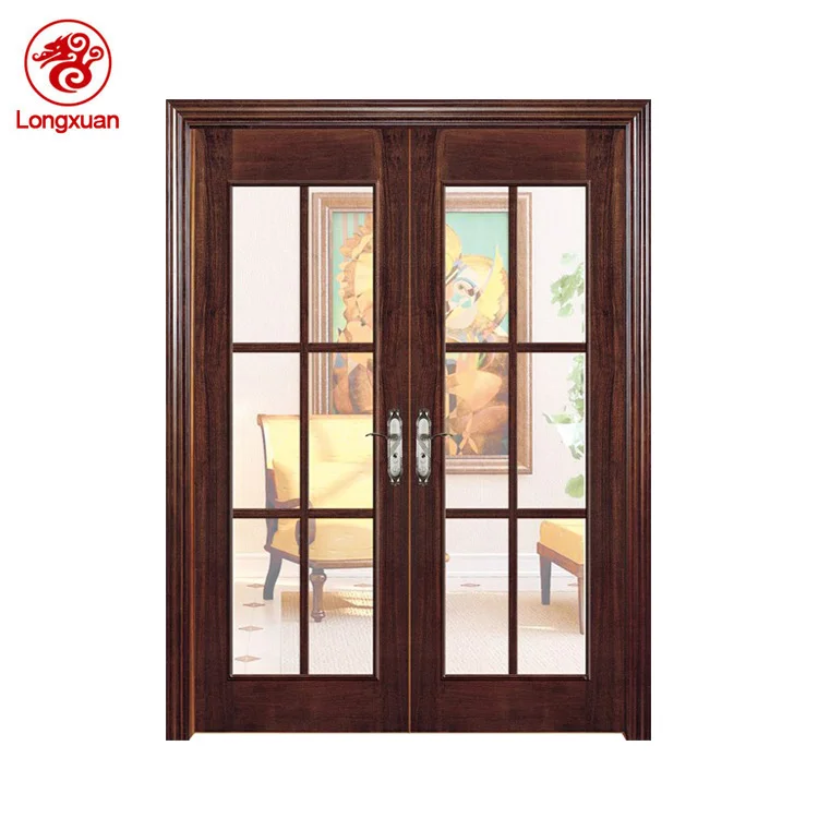 Indian Designs Double Door Leaf Glass Wooden Sliding Partition Door For Interior Buy Interior Double Door Double Leaf Glass Door Indian Door Designs Double Doors Product On Alibaba Com