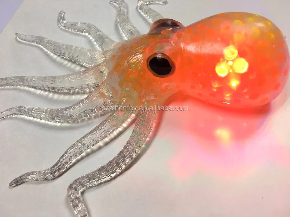 Sea Life Flashing Animals Sticky Octopus Toy