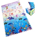 6pcs set Baby Puzzle Play Mat Kids Gift Blue Ocean Rug Crawling Pad For Children Carpet