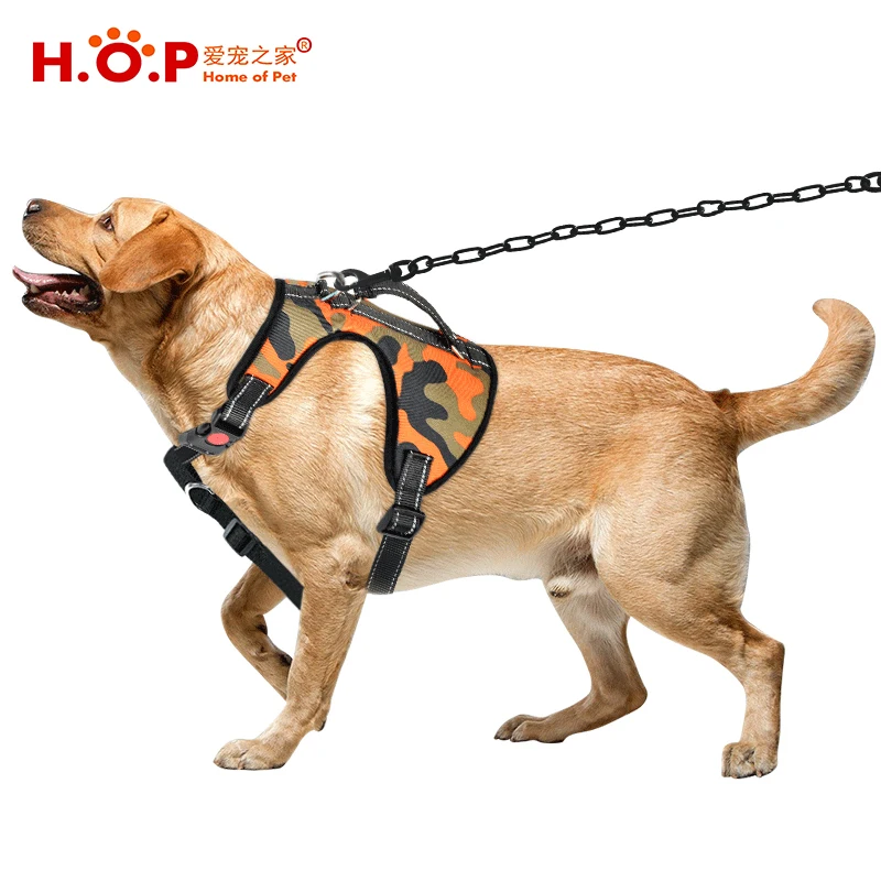 Wholesale Outdoor Adventure Mesh Padded 3M Reflective No Pull Dog Harness  Vest With Handle