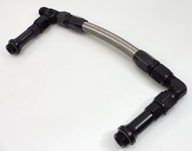 Modified Fittings Double Inlet Line Fuel Line Tee Carburetor Double