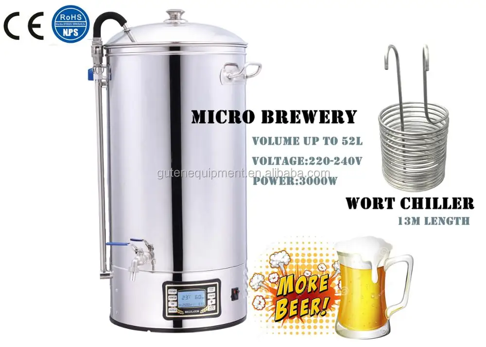 Все зерна легко Заваривайте/50 л микро brew/bm-s500m-1/пива паровой котел/домашний микро пивоваренный завод