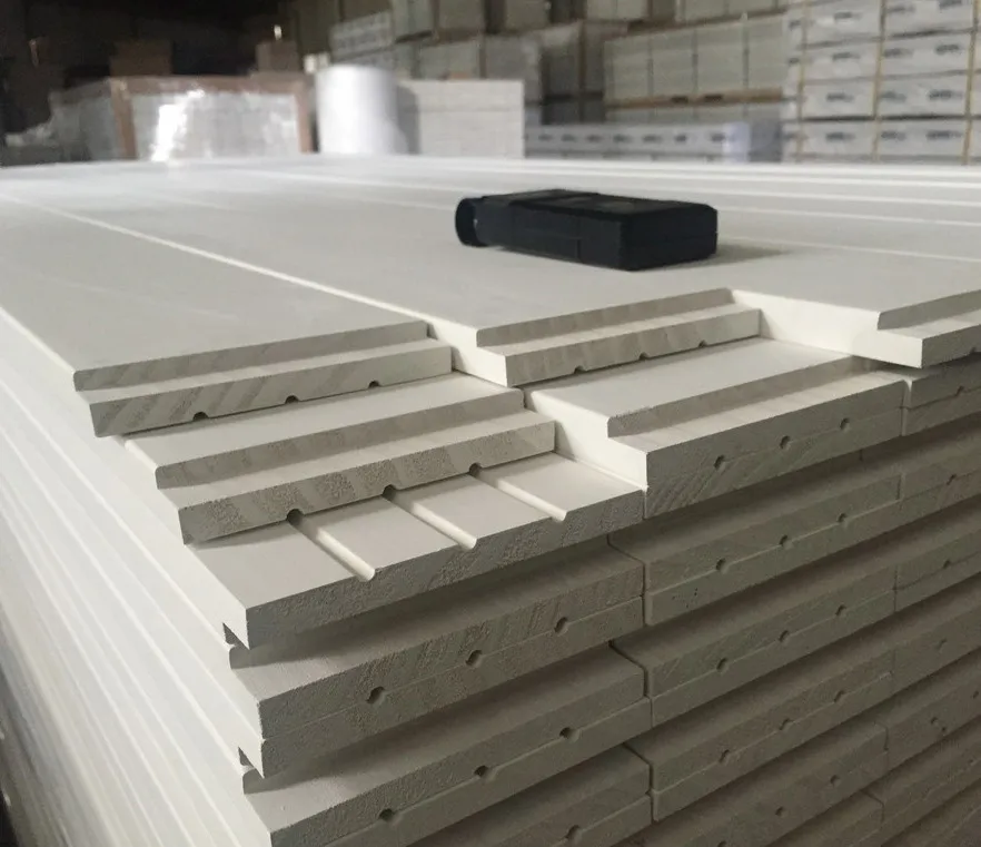 White Gesso Coated Wood Door Frame Kits For Interior And Exterior Doors