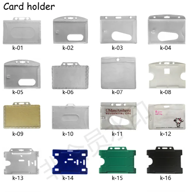 Pvc Plastic Business Id Card Holder With Custom Lanyard Badge Holders Buy Lanyard Badge Holders Pvc Plastic Id Card Holder Different Size Card Holder Product On Alibaba Com