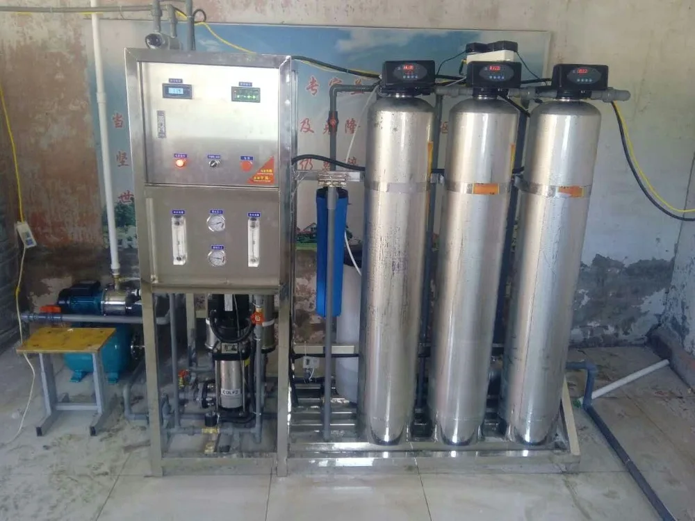 500lph Stainless Steel Reverse Osmosis Water Purification Plant/water