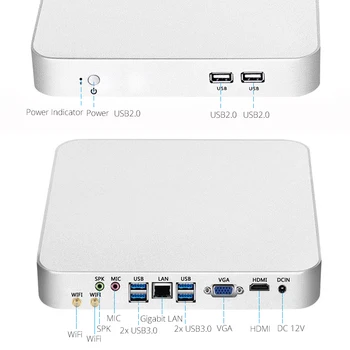 XCY Mini PC Core I3 7100U - 8GB RAM, 500GB HDD Gaming Support