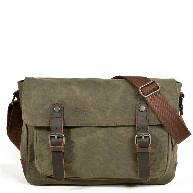 Men Outdoor Casual Canvas Shoulder Retro Crossbody  Messenger Bags For Men