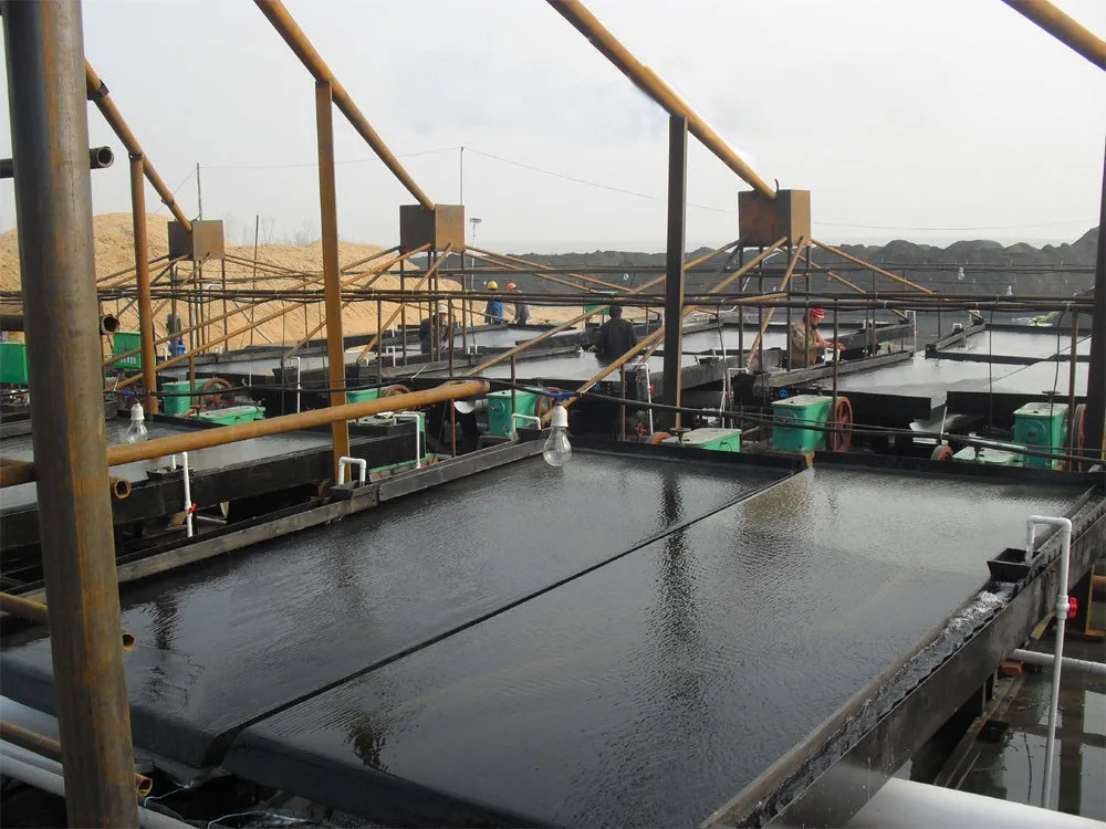 JXSC Gold 2.5TPH Gravity Separator Shaking Table 1.1KW  Mining Shaking Table for Malaysia Sales