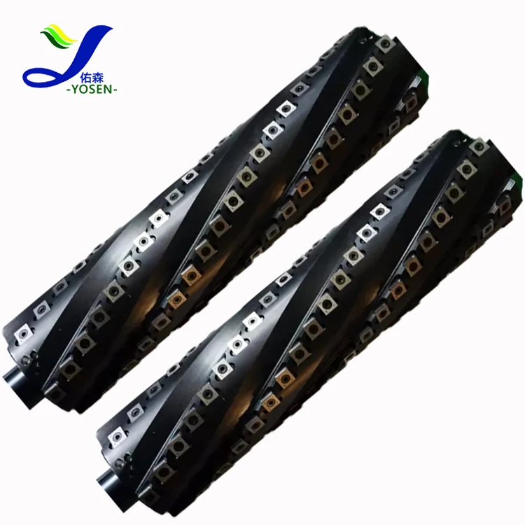 Woodworking Machinery Tools 12 in Planer Helical Spiral Cutter Head for  Wood Planer Machine