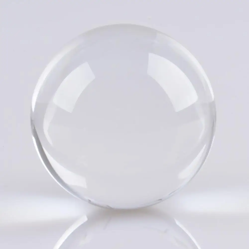 Bola DE Cristal ADIVINACION (8 cm) con Soporte de Madera, Ideal