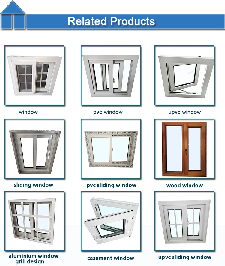 Ghana Grill Design Pvc Sliding Windows With Double Tempered Glass Buy