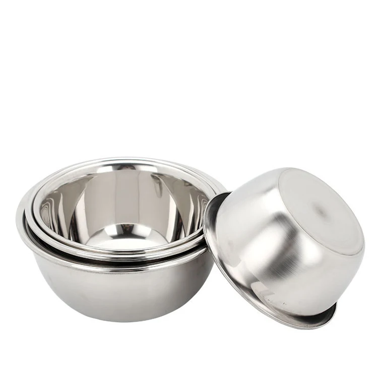 Stainless-Steel Mixing Bowls Set of 6 Mixing Food Salad Bowl - Image 5