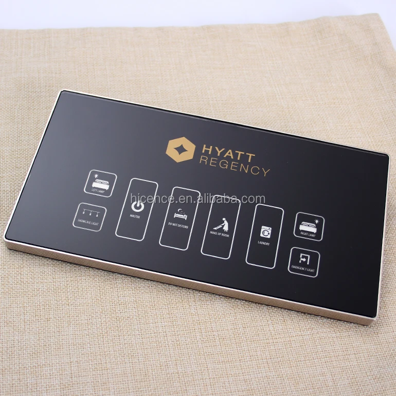 Hotel Bedside Touch Control Panel for Hotel Guest Control System Bed or Table Side