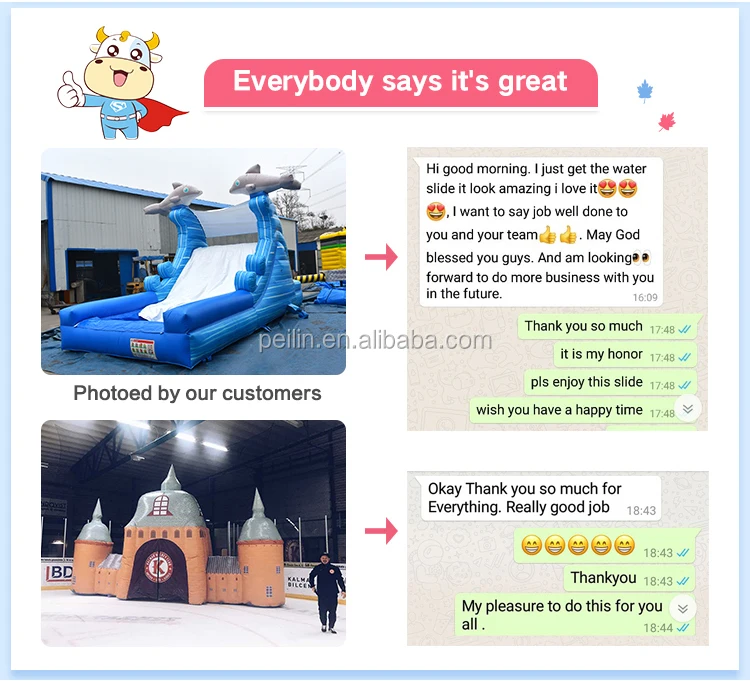 Cheap inflatable alien slide for kids