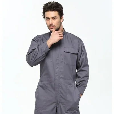 
High quality reflective fabric anti-static working cloth cheap demin overalls 