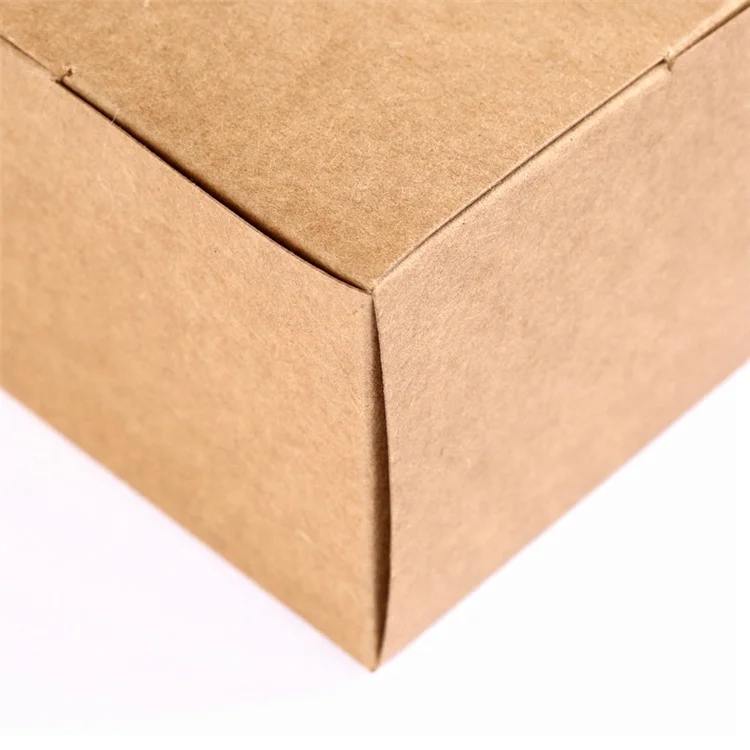 Kraft Cardboard Window Triangle Box for Packaging Sandwich