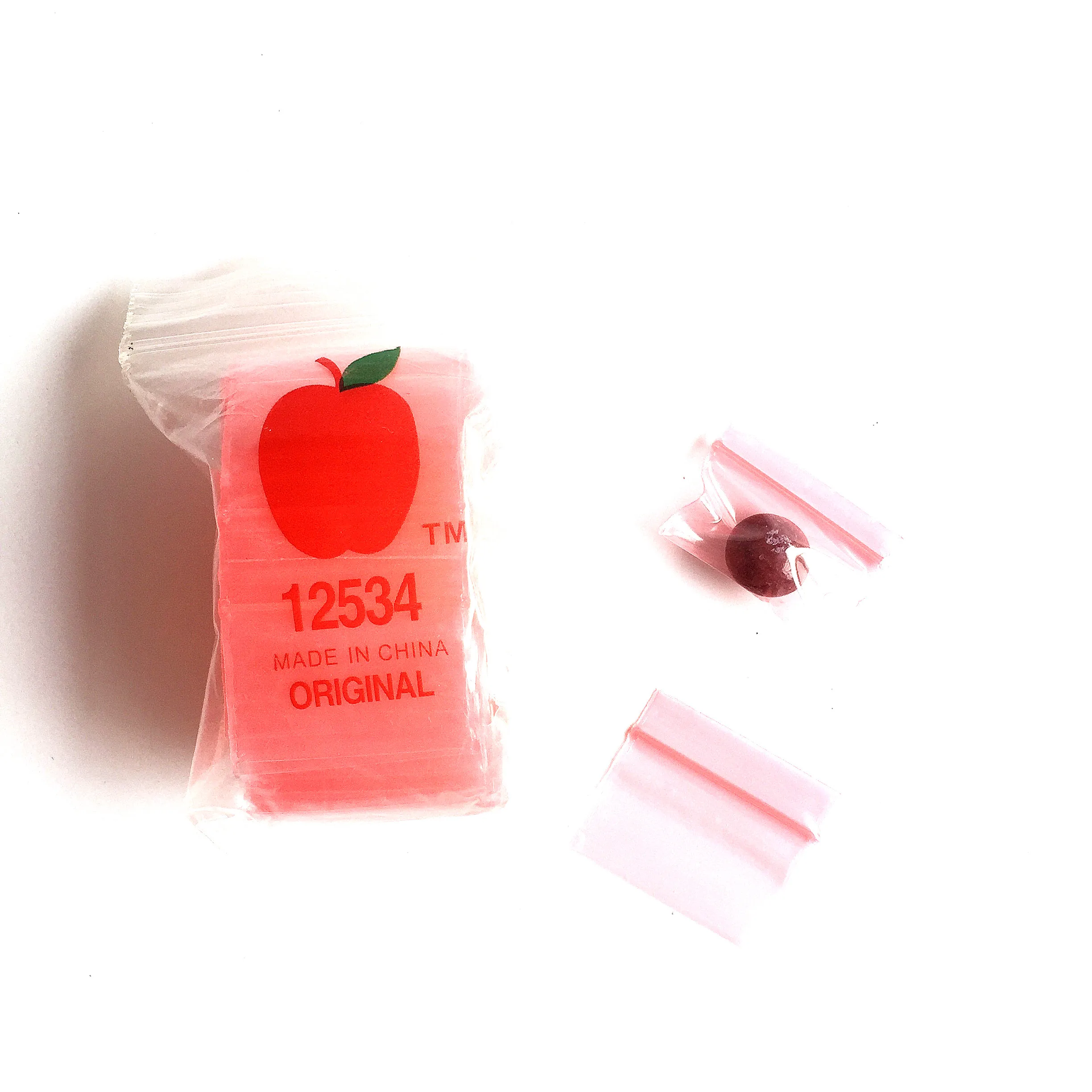 1010 mini apple ziplock bag with