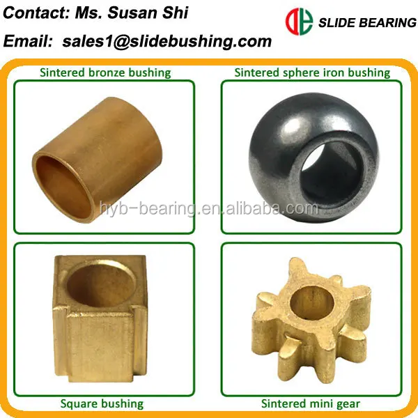 Sintered Bronze Bushing Sint A50 Sint B50 Sintered Bronze Bush Bearing Oil Bearing