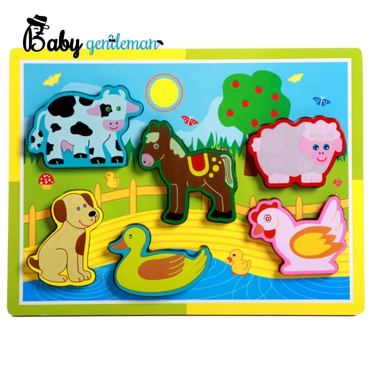 
3D образовательные деревянные пазлы для малышей на заказ Z14194A 