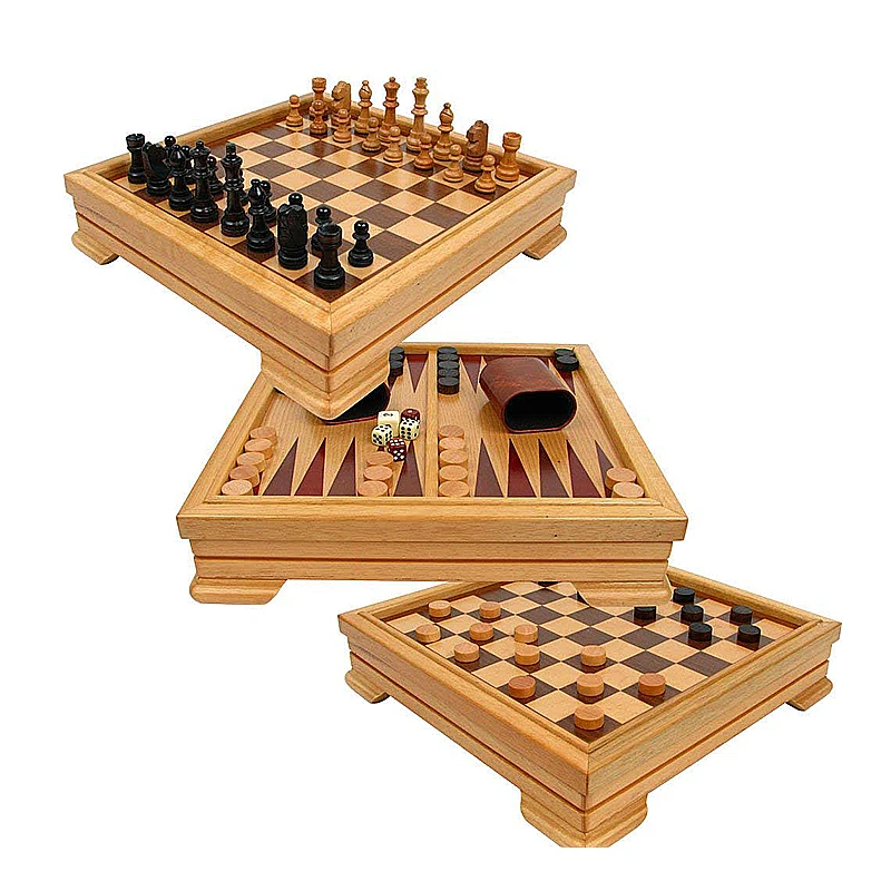 Professional Wooden Chess Pieces Large Family Table Games Accessories Chess  Board Entertainment Spelletjes Backgammon Ed50zm