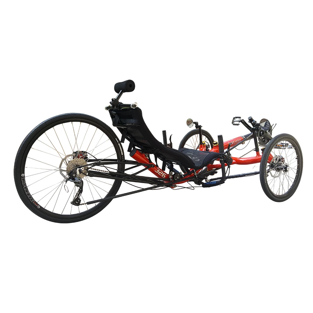 27-Speed Recumbent Trike Bike with Ergo-Mesh Seat for Sale