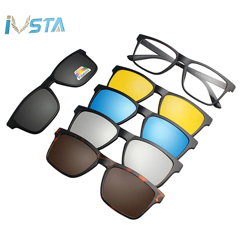 Gafas De Sol Polarizadas Con Clip Para Miopía Para Hombre Y sunglasses 