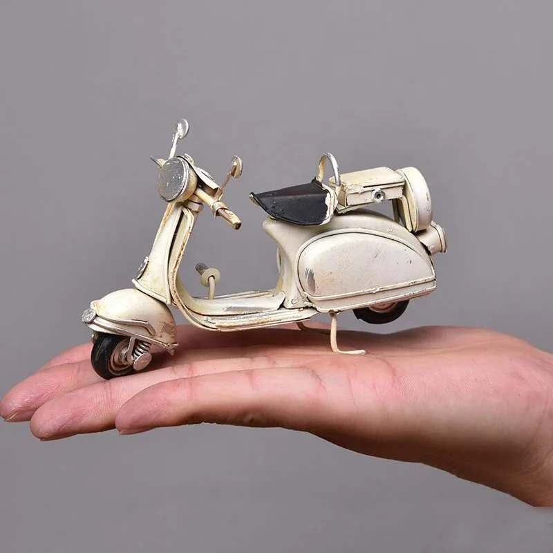 
Античное металлическое ремесло, украшение для дома, винтажный скутер, детская игрушка на день рождения, подарки, креативные поделки для дома, паба, офиса, украшение 